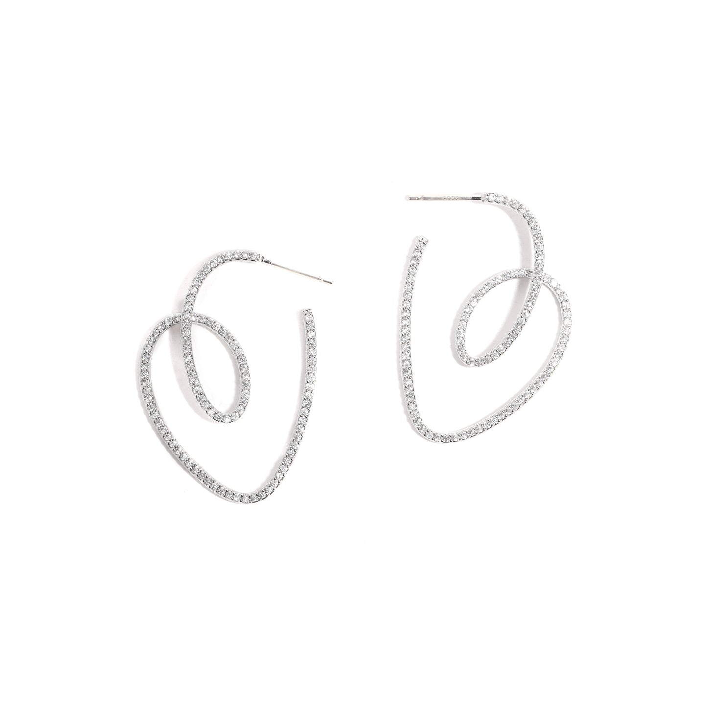 Heart shaped earrings