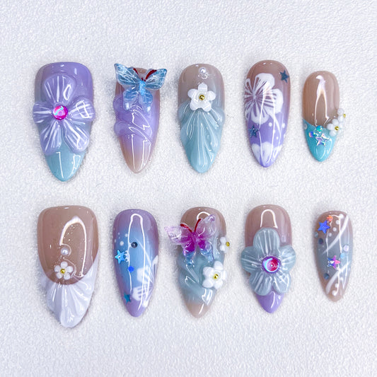 Lavender Sky Nails