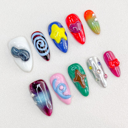 Cosmic Pop Nails
