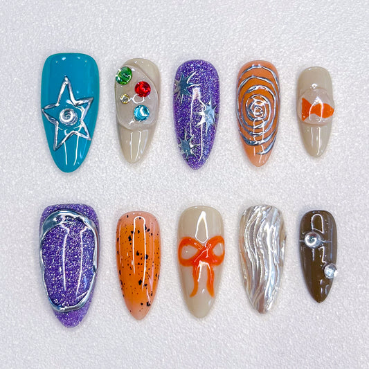Cosmic Pop Nails