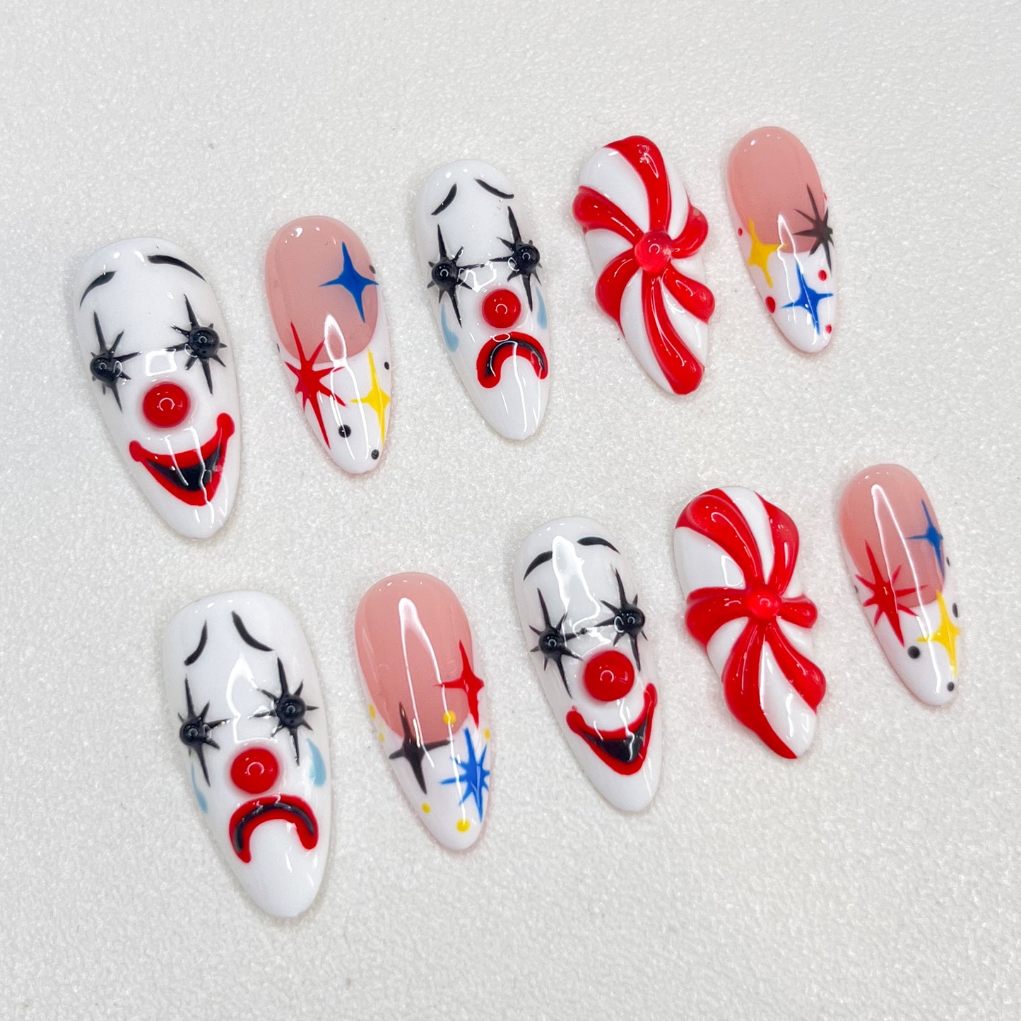 Clown Nails