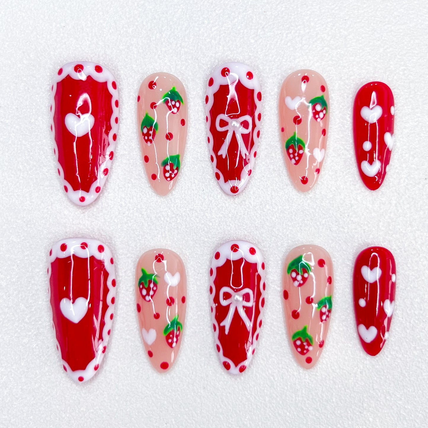 Cherry Cocotte Nails