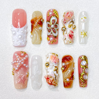Blossom Pearl Nails
