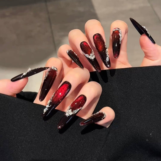 Ruby Glam Nails