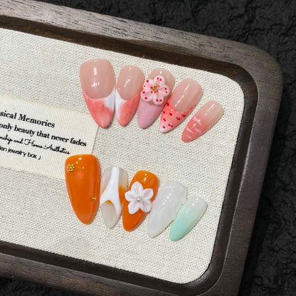 Blossom Citrus Nails