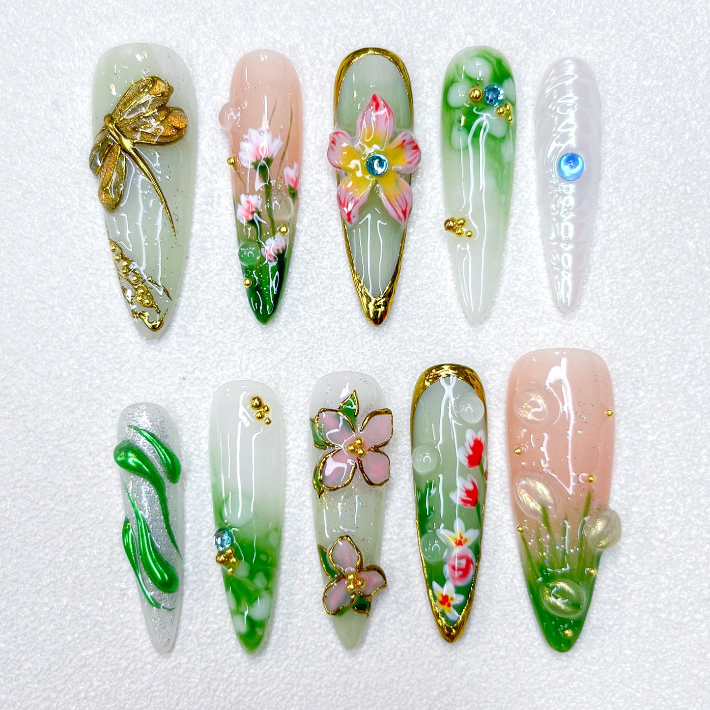 Garden Whisper Nails