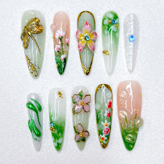Garden Whisper Nails