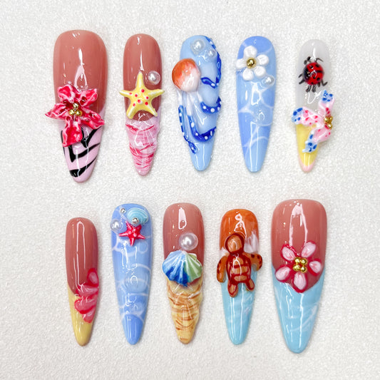 Starfish Sundae Nails