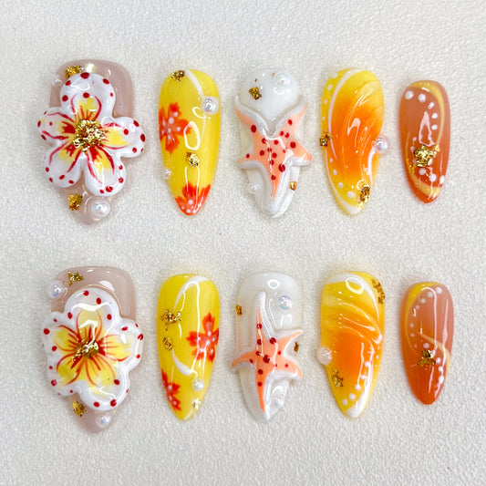 Sunny Bloom Nails